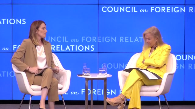 Official visit by Roberta METSOLA, EP President, to New York (United States) : Q&A with Jane Hartley, Former Ambassador of the United States to the United Kingdom, France and Monaco